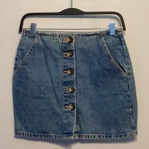 Pull & Bear denim mini skirt size 26